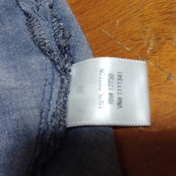 Converse ONE STAR Button Down SIZE SMALL IN A BEAUTIFUL GRAY COTTON ⚫️ ♥️ ❤️ - Picture 7 of 7